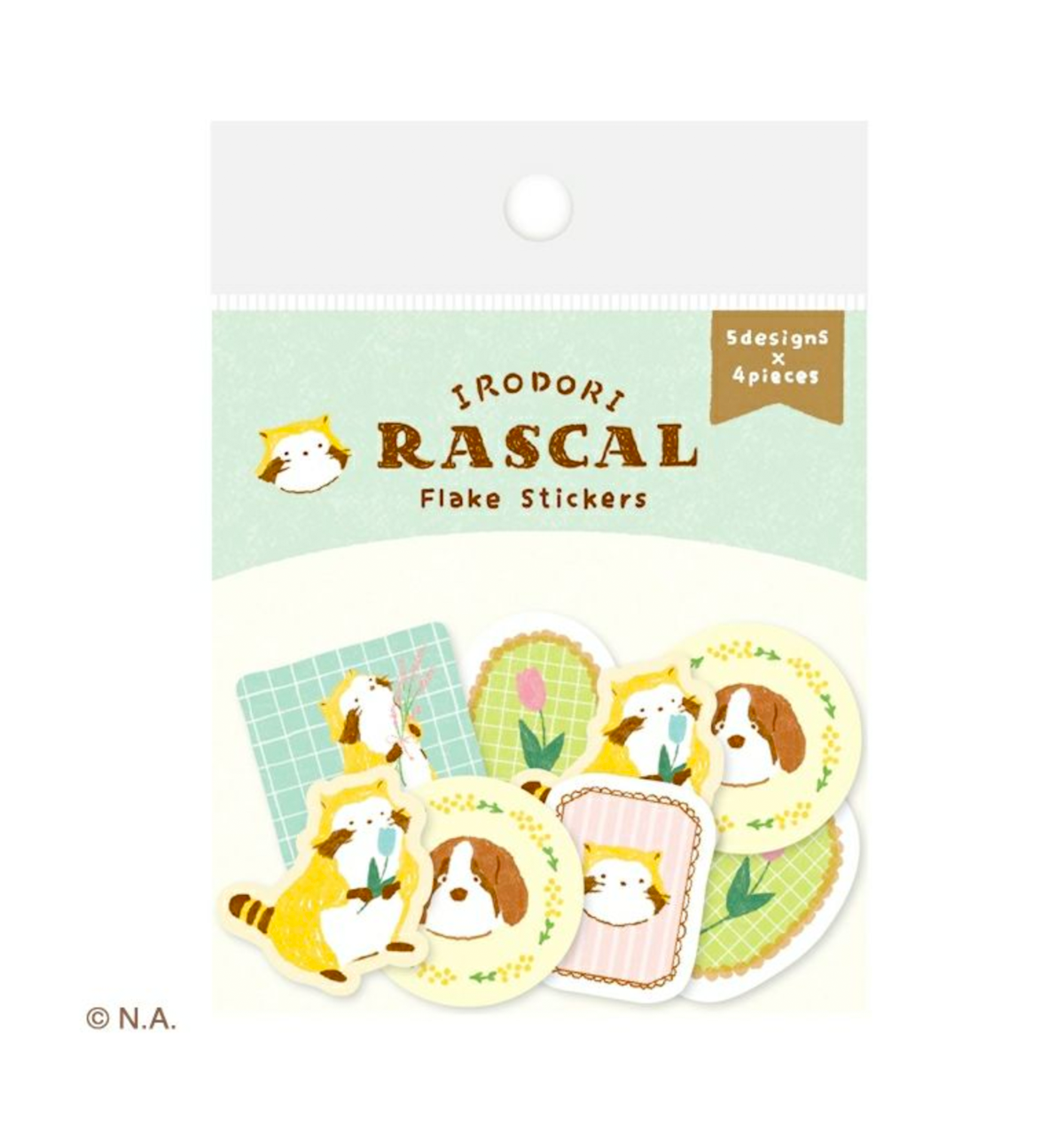 Furukawashiko Rascal Flake Sticker [Flower]