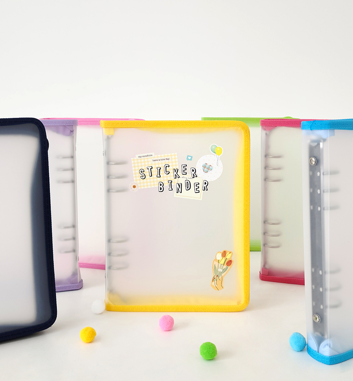 A5 Clear Zipper Binder Cover