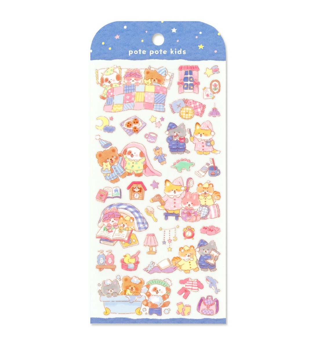 Potepote Kids Stickers [Sleepover Party]