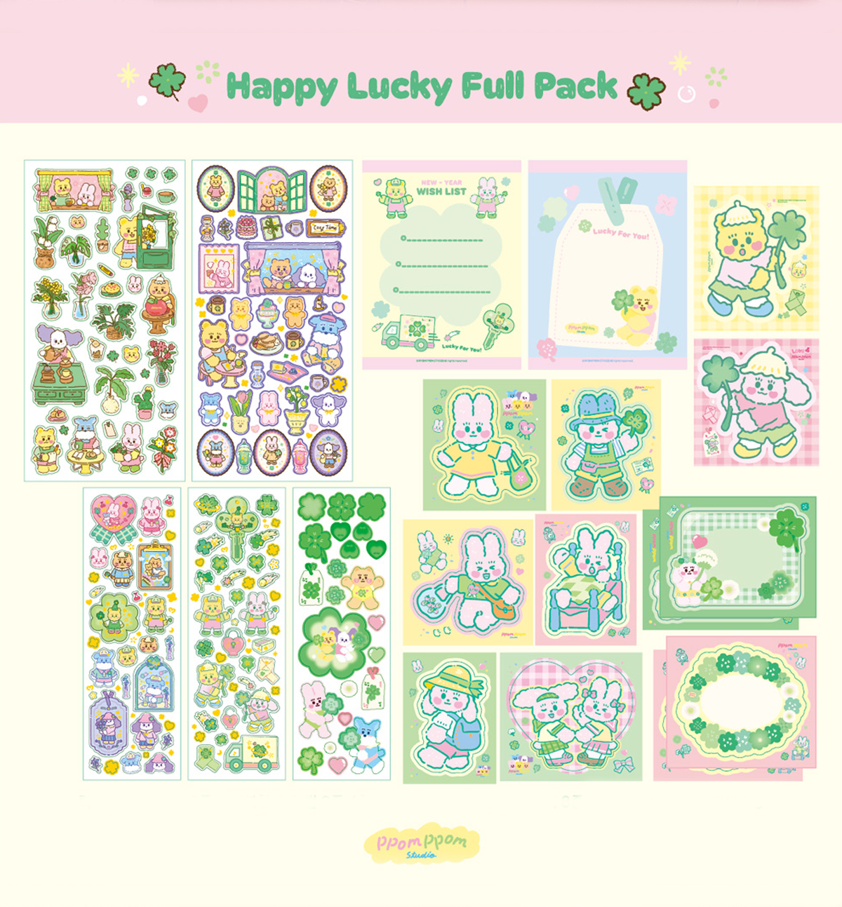 Happy Luck Pack [19 Stickers]