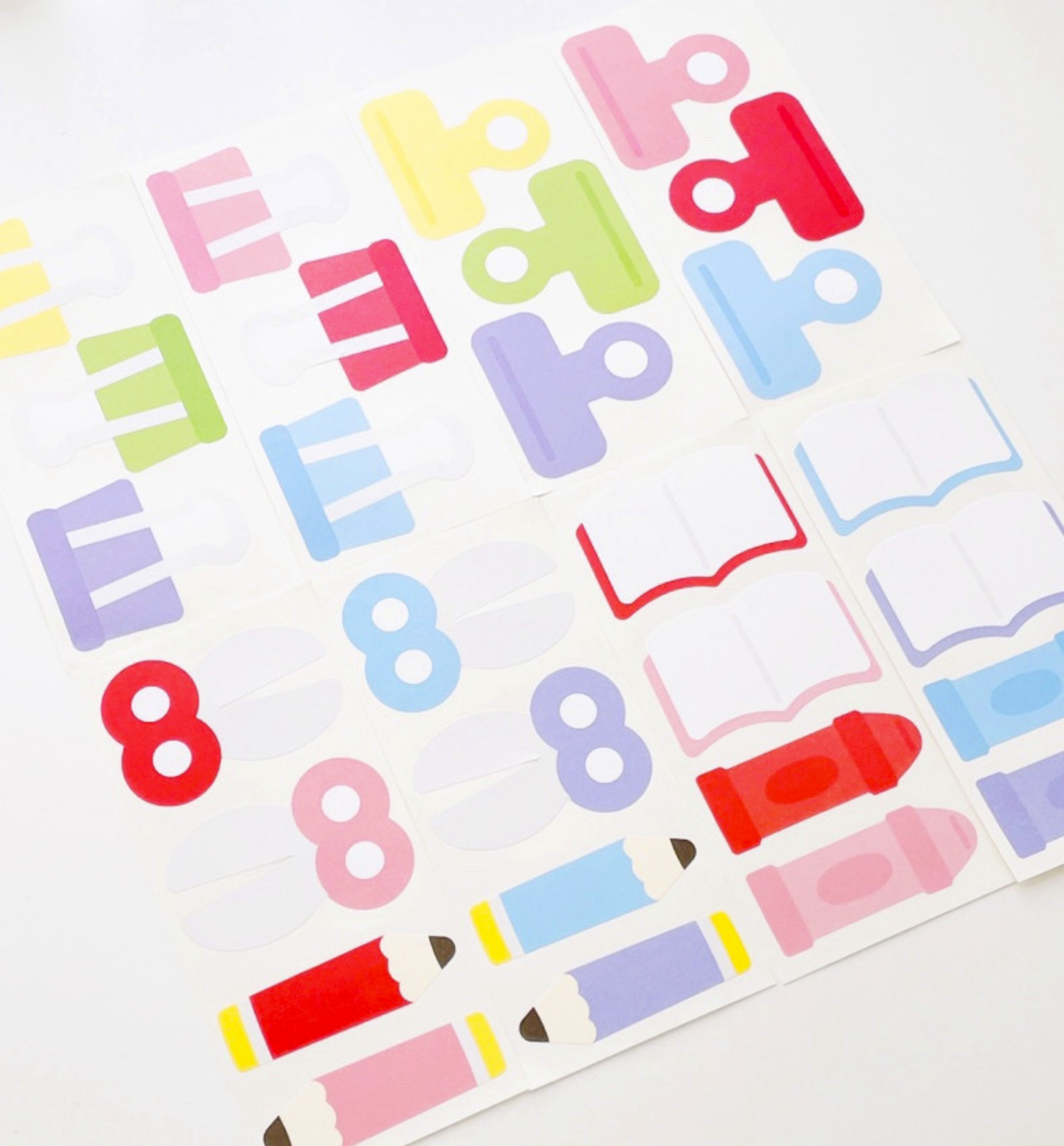 Paper Pack Diary Sticker