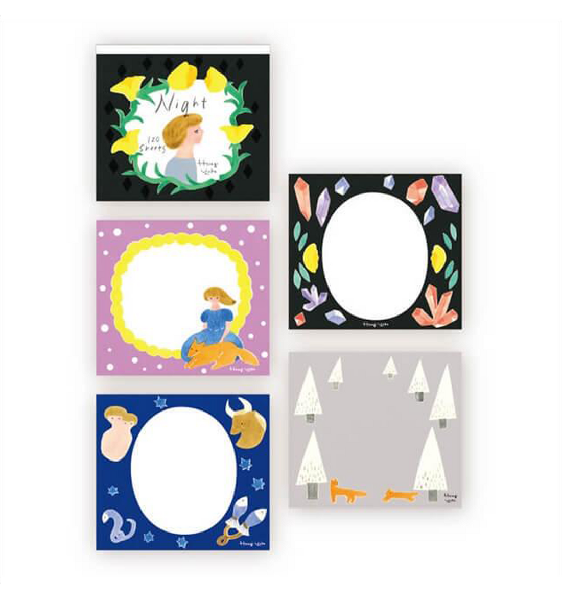 Cozyca x Yuka Hiiragi Memopad [Night]