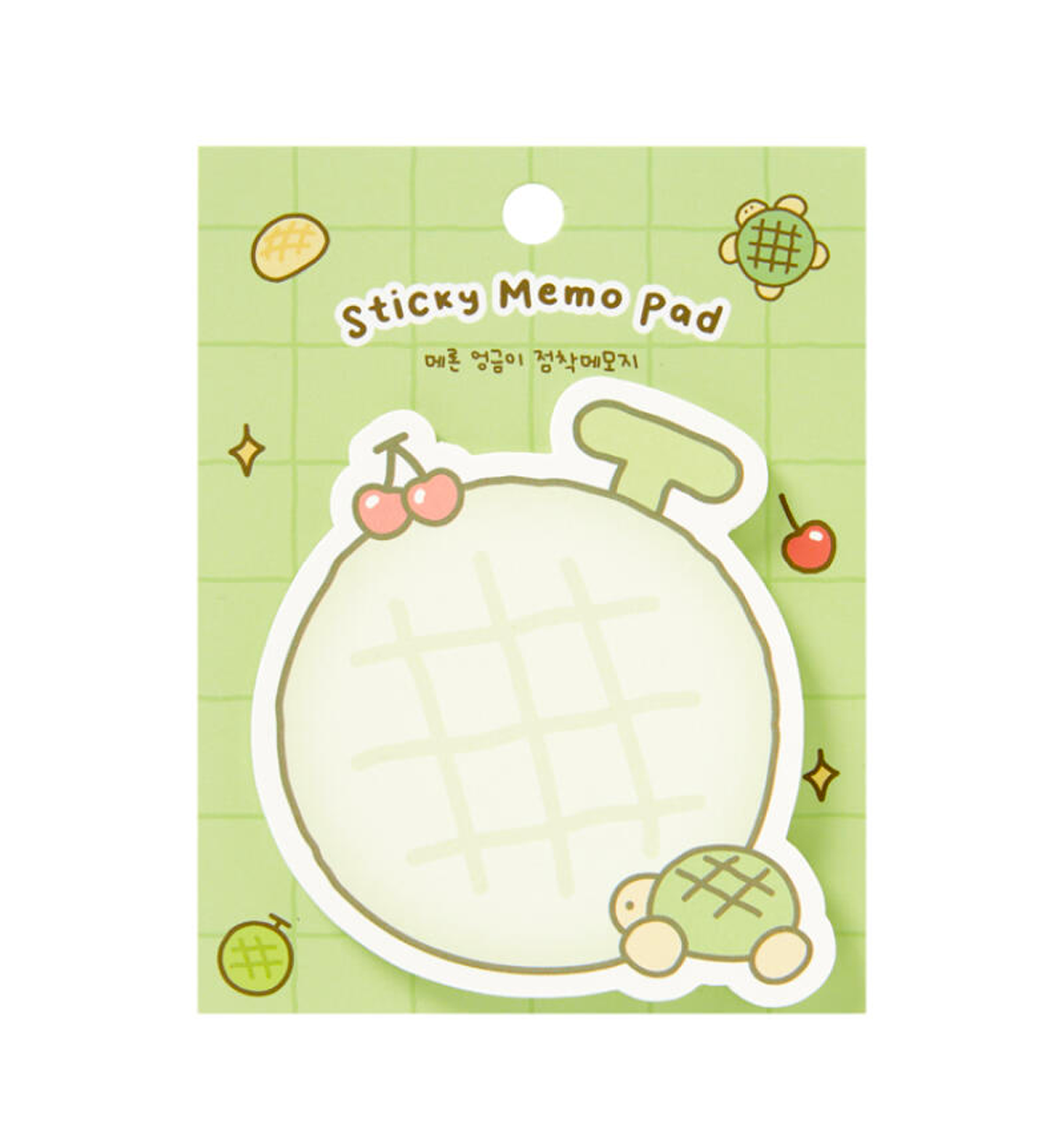 Cherry & Turtle Sticky Memo