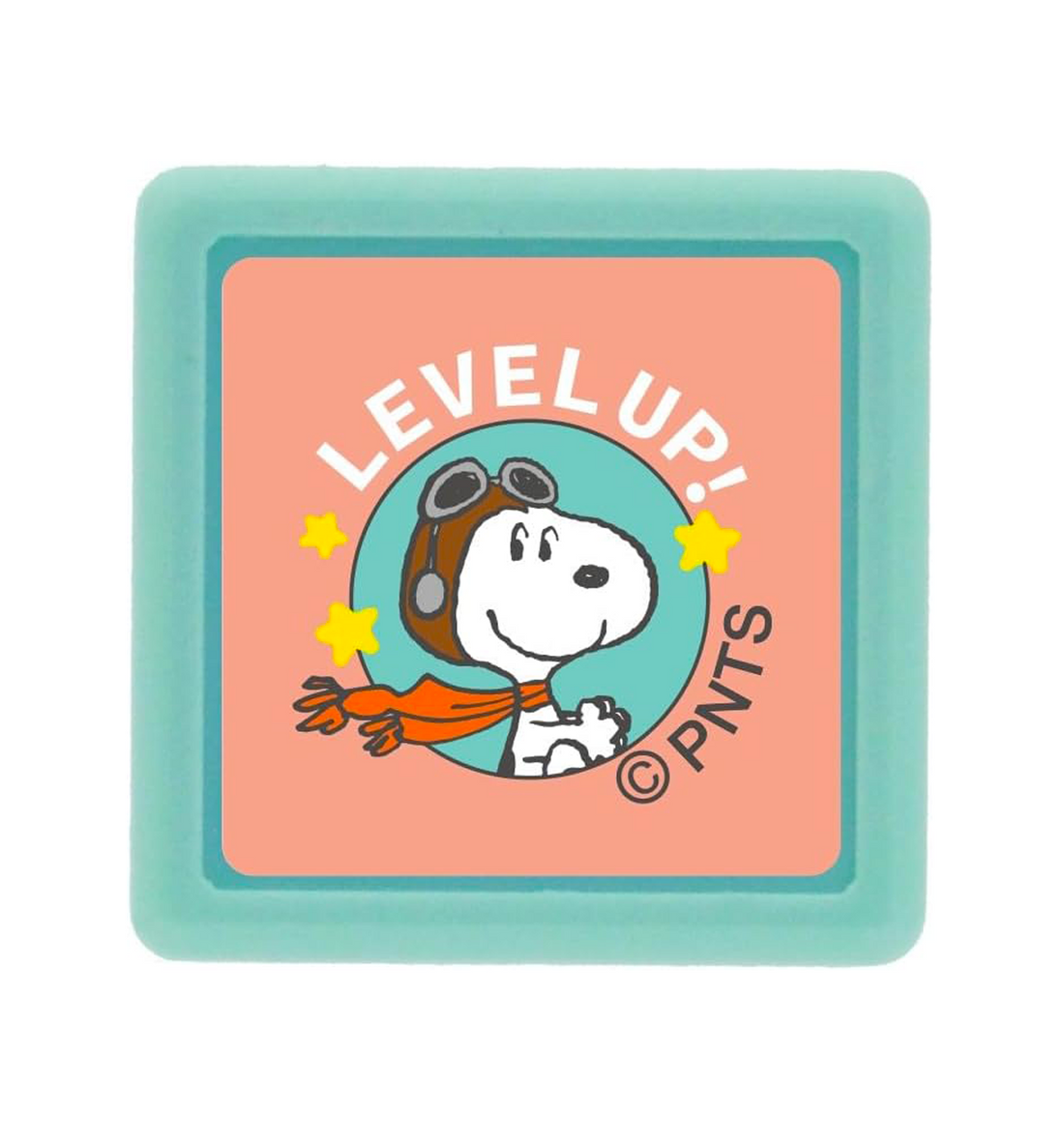 [JAPAN] Peanuts Snoopy Mini Pon Stamp [Aviator-Level Up]