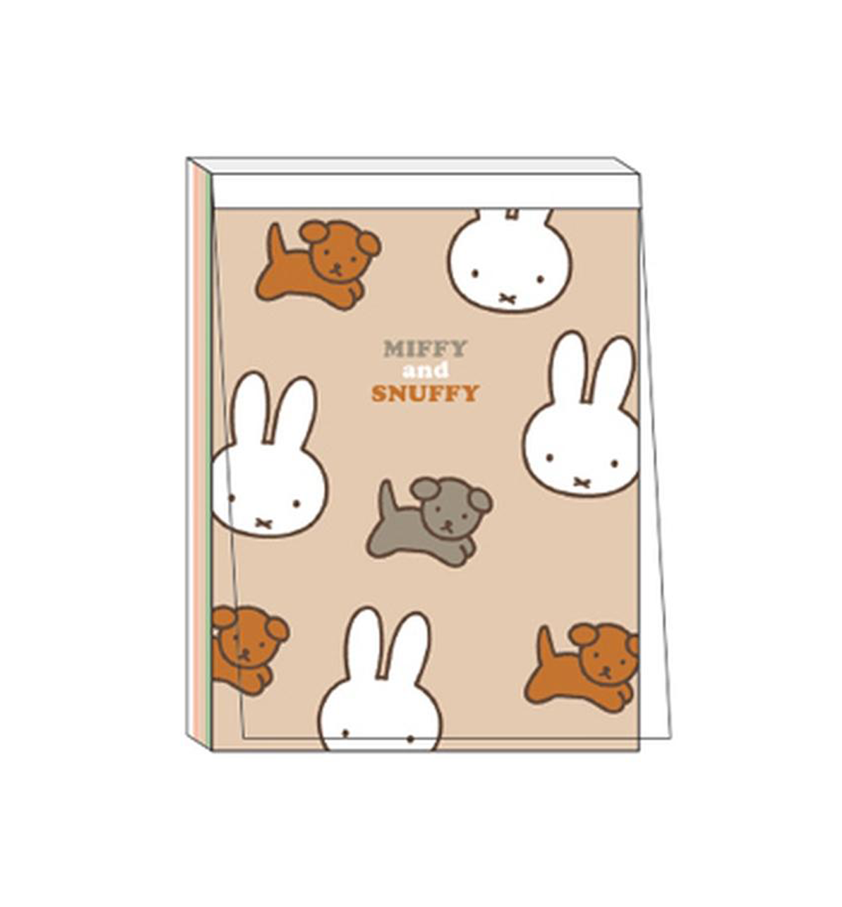 Miffy & Snuffy Memopad [Brown]