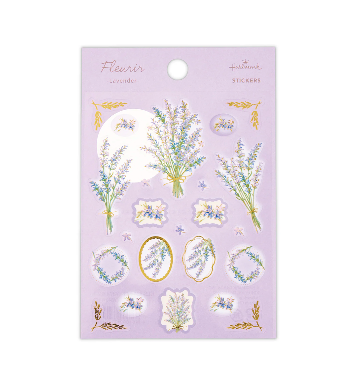Fleuron Sticker Lavender Fleurir Series Sticker