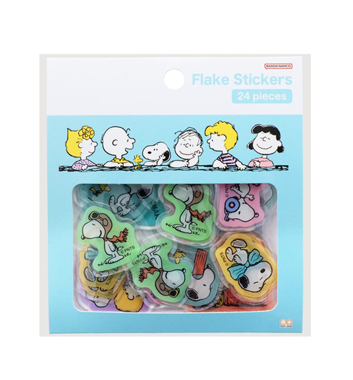 [JAPAN] Peanuts Snoopy Flake Seal Sticker [Blue]