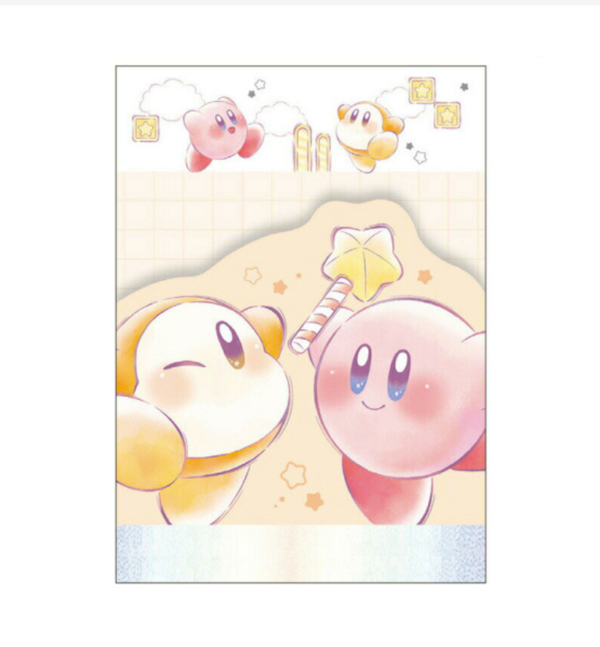 Kirby Die-Cut Mini Memopad [Waddle Dee / Star]