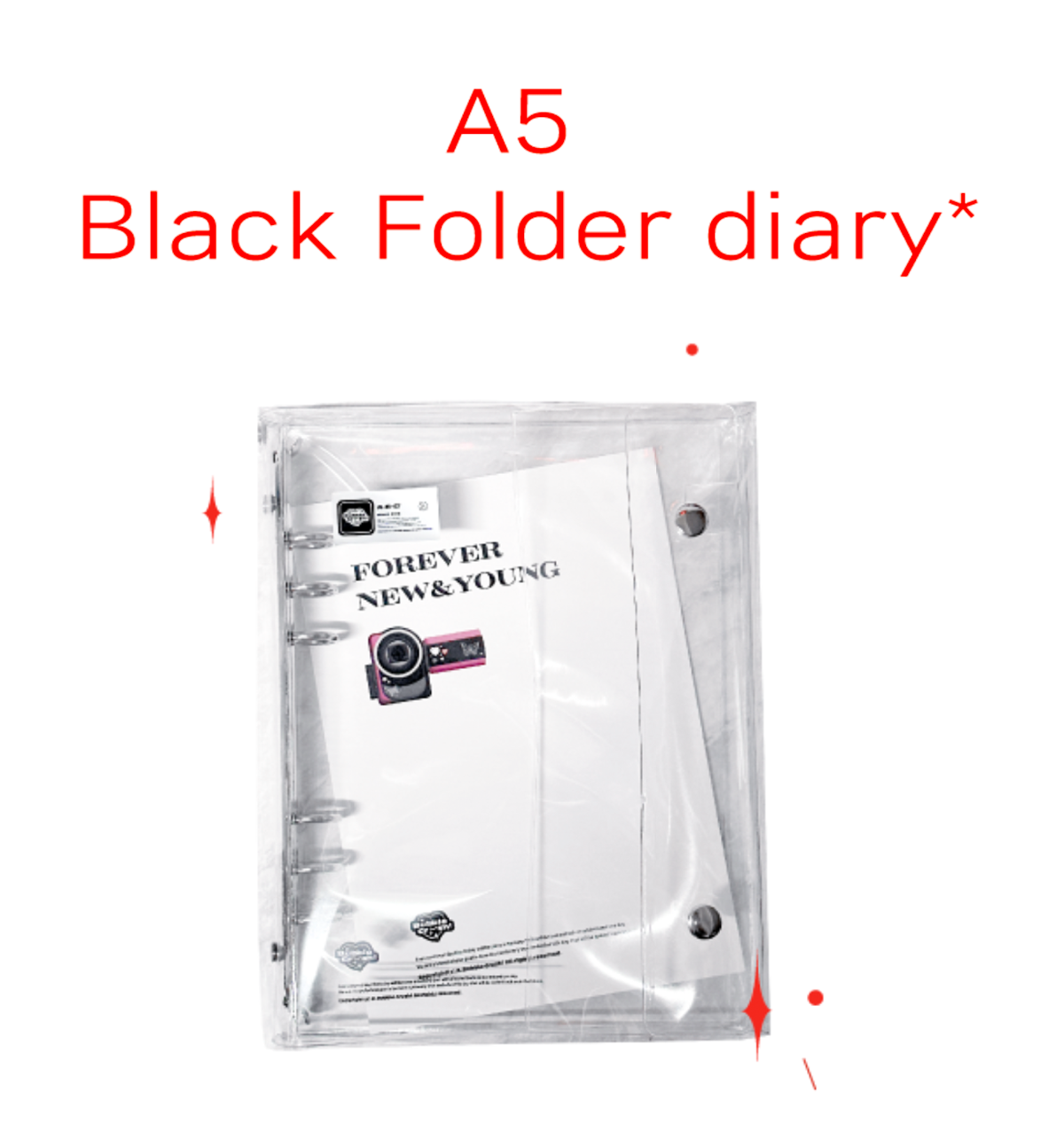 A5 Black Folder Binder