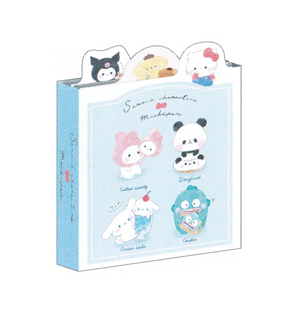 Sanrio x Mochimochi Booklet Memopad [Panda/Cafe]