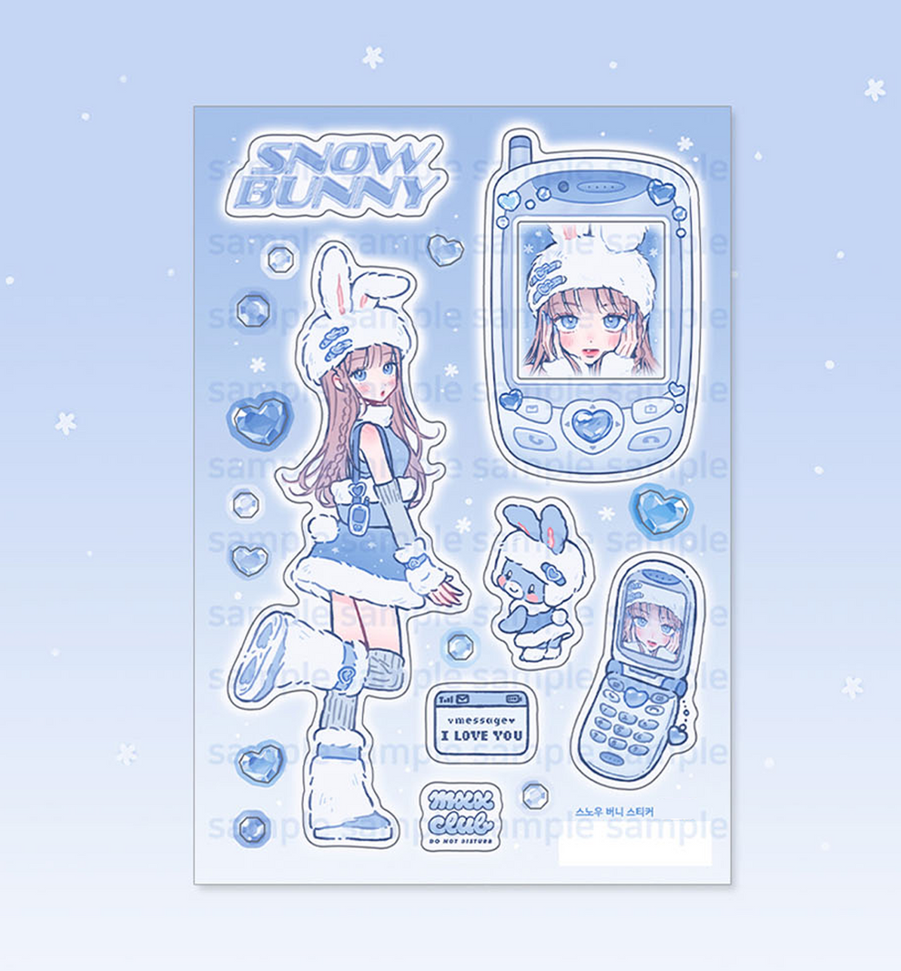 Snow Bunny Sticker