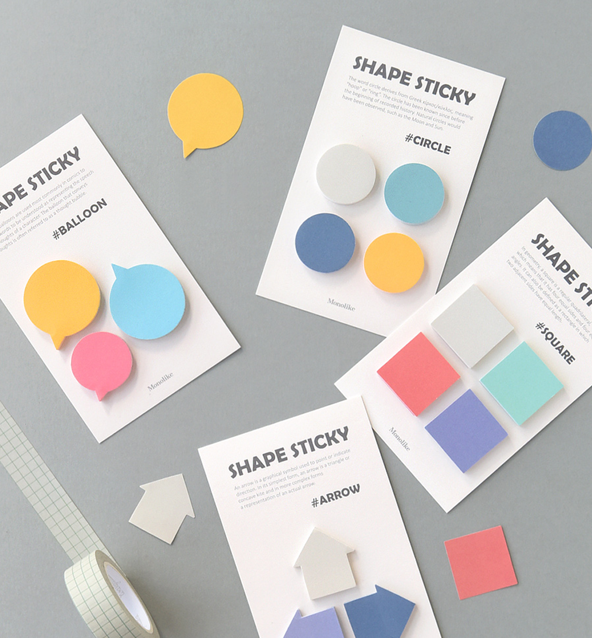 Shape Infographic Sticky Note