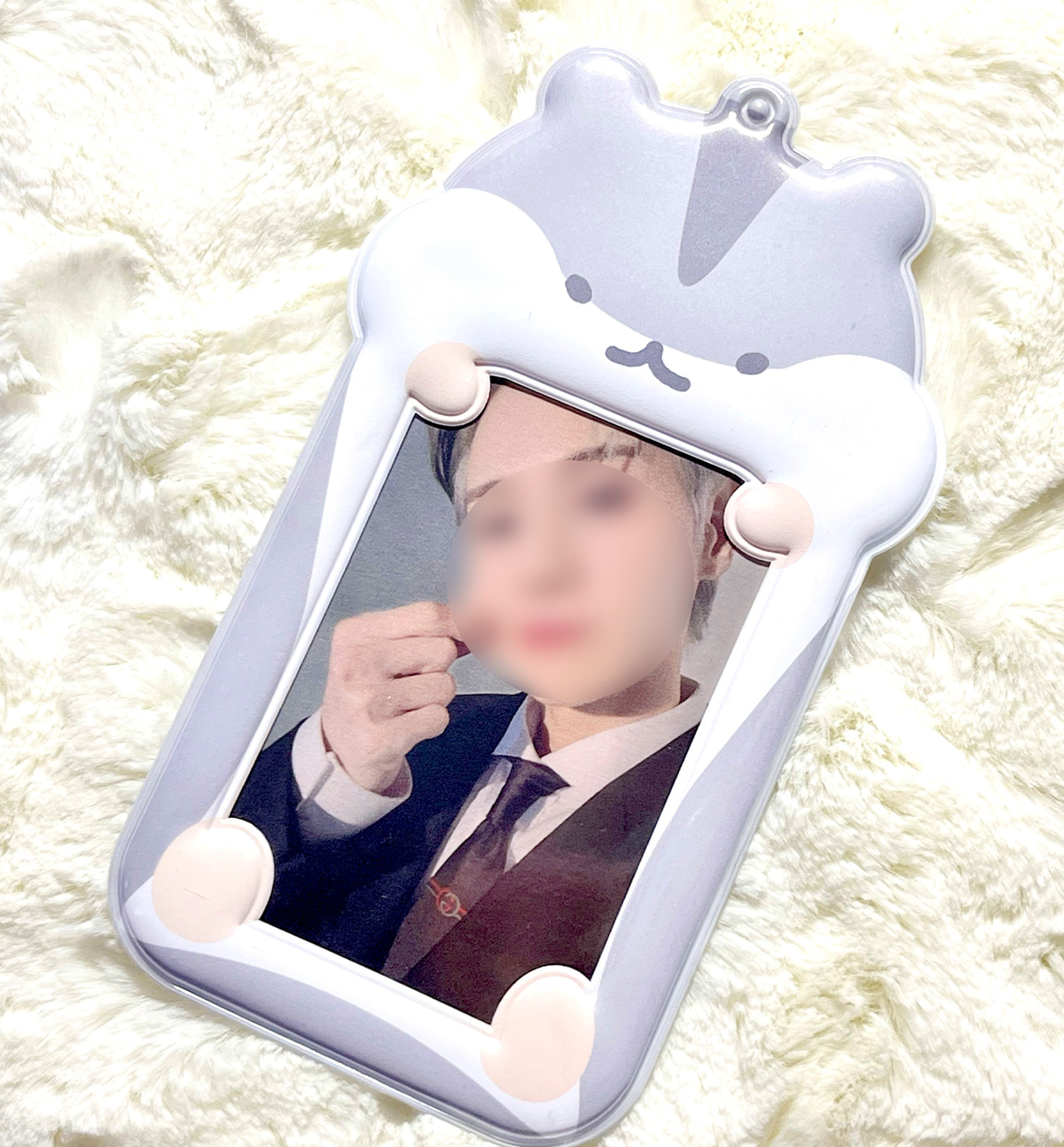Gray Hamster Photocard Holder