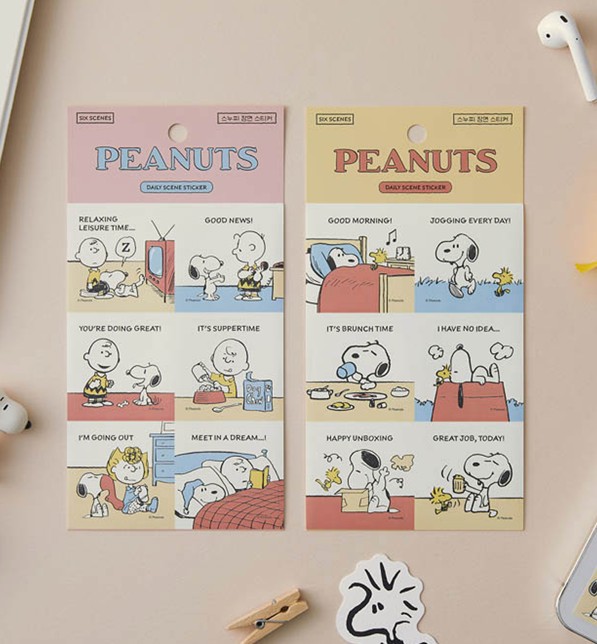 Snoopy Vintage Scene Sticker [2 Designs]
