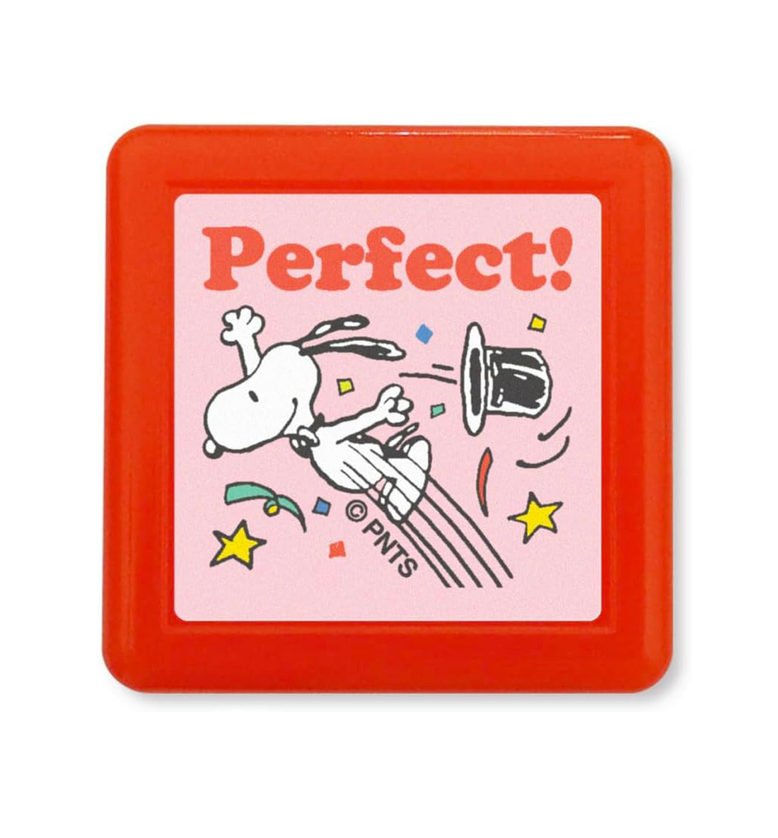 [JAPAN] Peanuts Snoopy Imprint Stamp [Perfect-Pink]