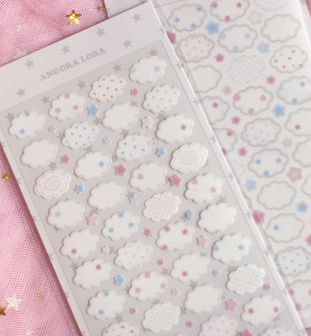 Cloud Star Seal Sticker