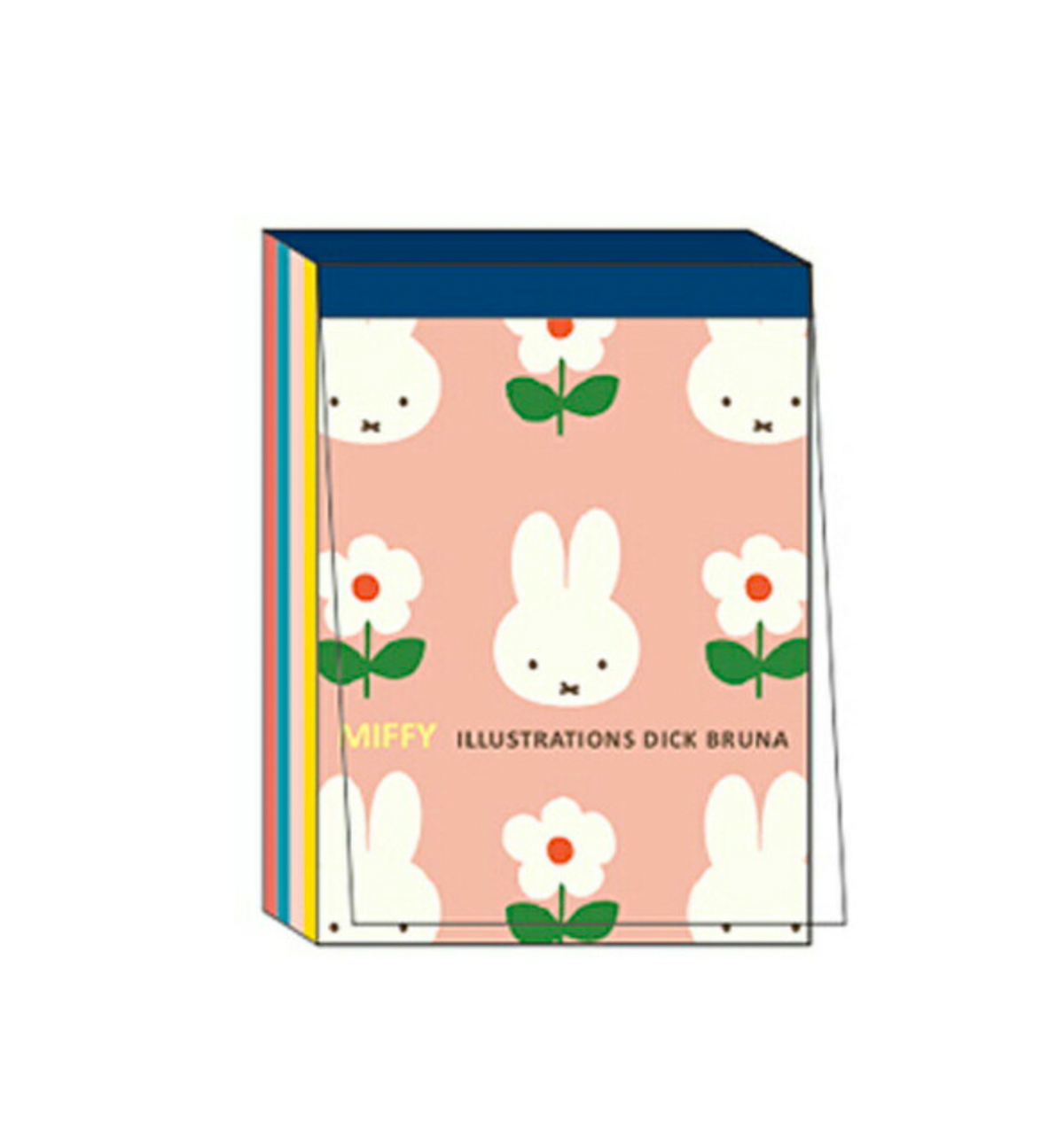 Miffy Mini Memopad [Pink Flower]