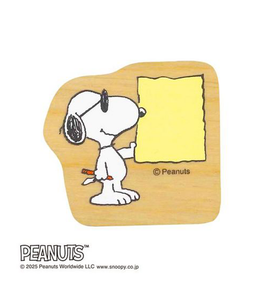 [JAPAN] Peanuts Snoopy Wooden Stamp [Joe Cool]
