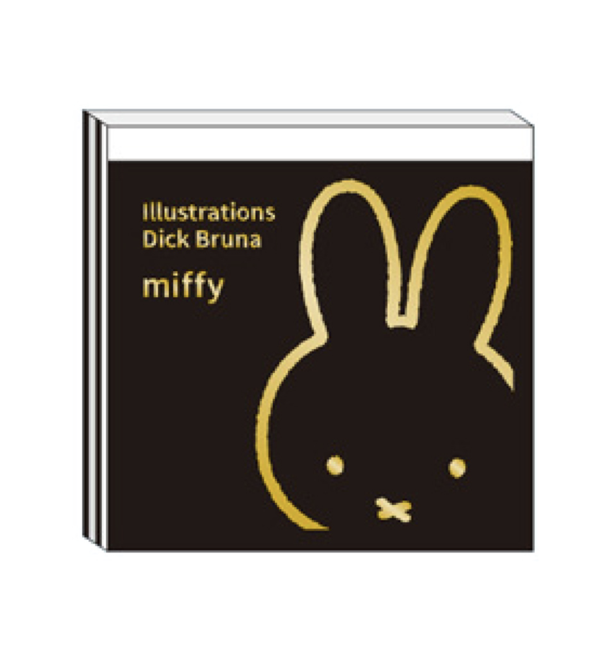 Miffy Golden Memopad [Black]
