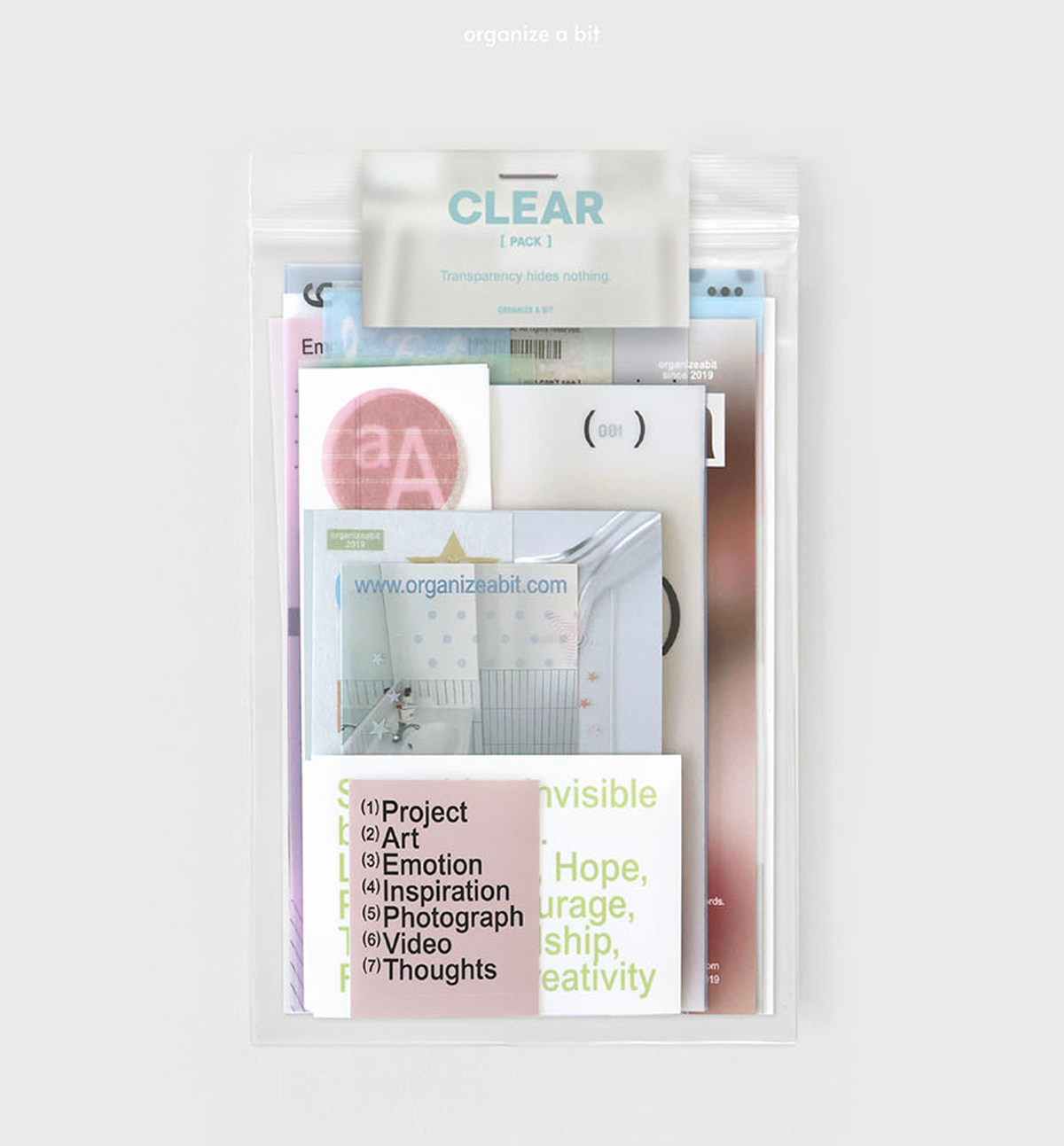OAB Clear Scrap Pack