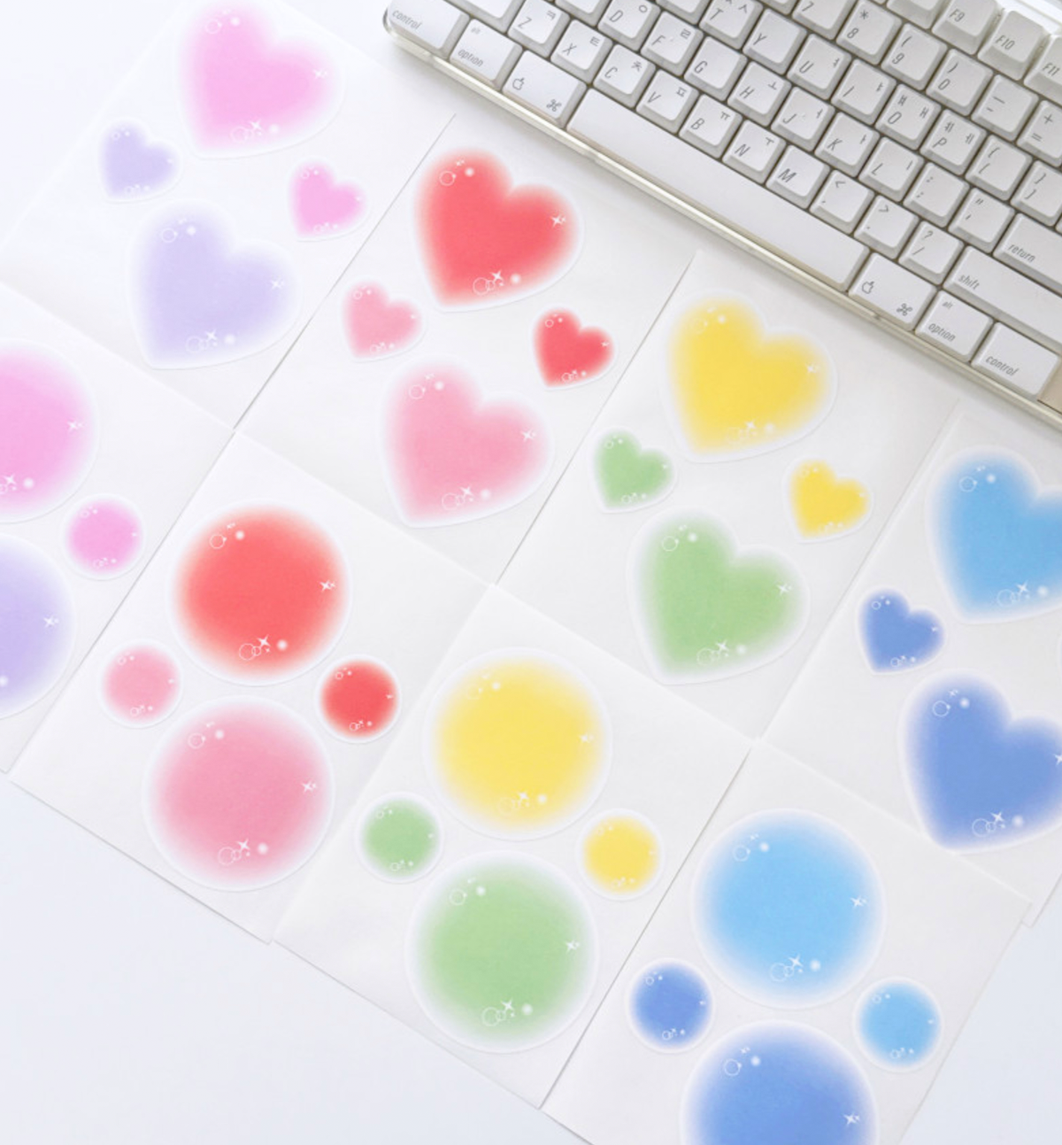 Blur Paper Sticker Set