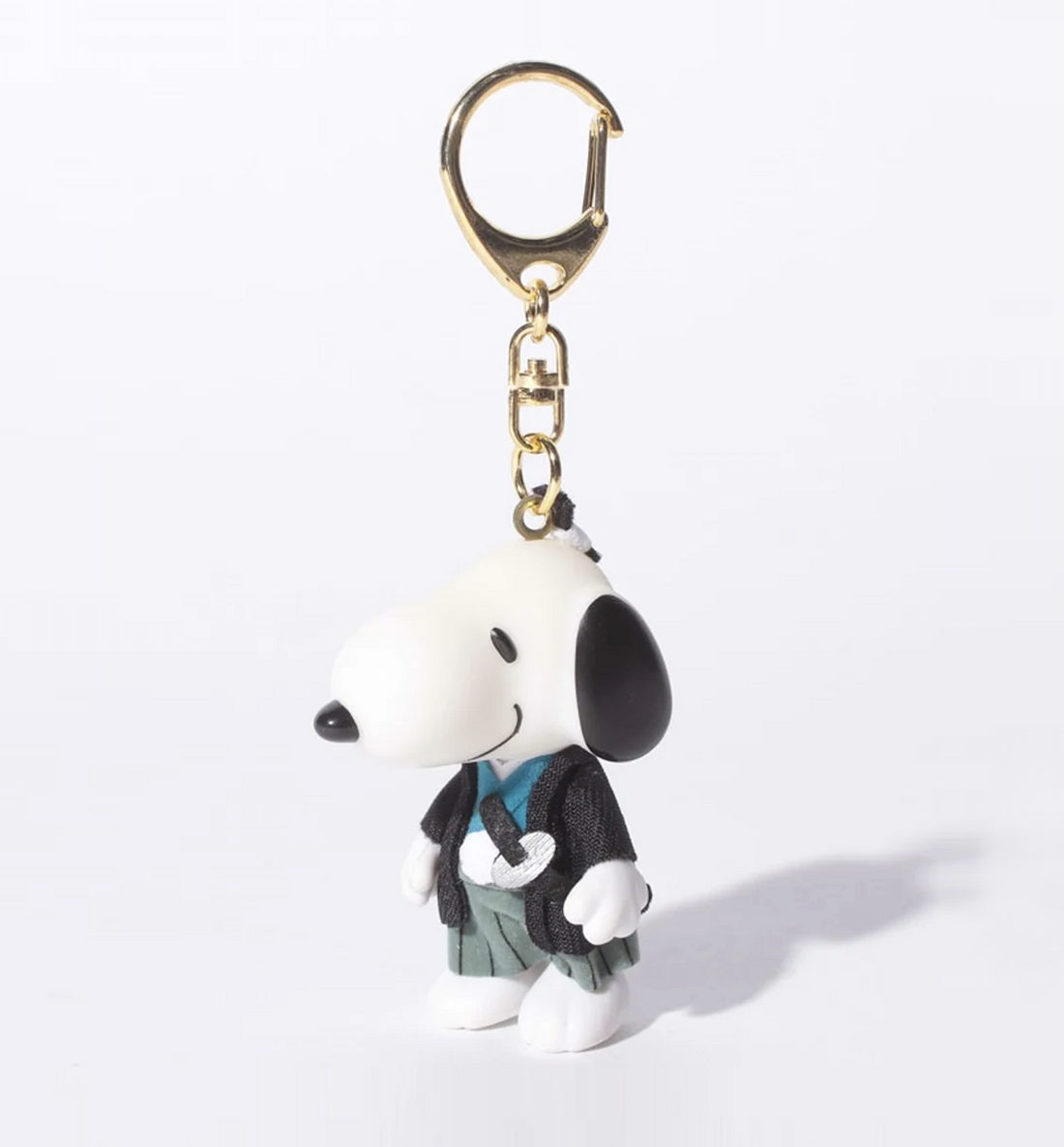 [JAPAN] Peanuts Costume Snoopy Keyring [Black Samurai-Limited Edition]