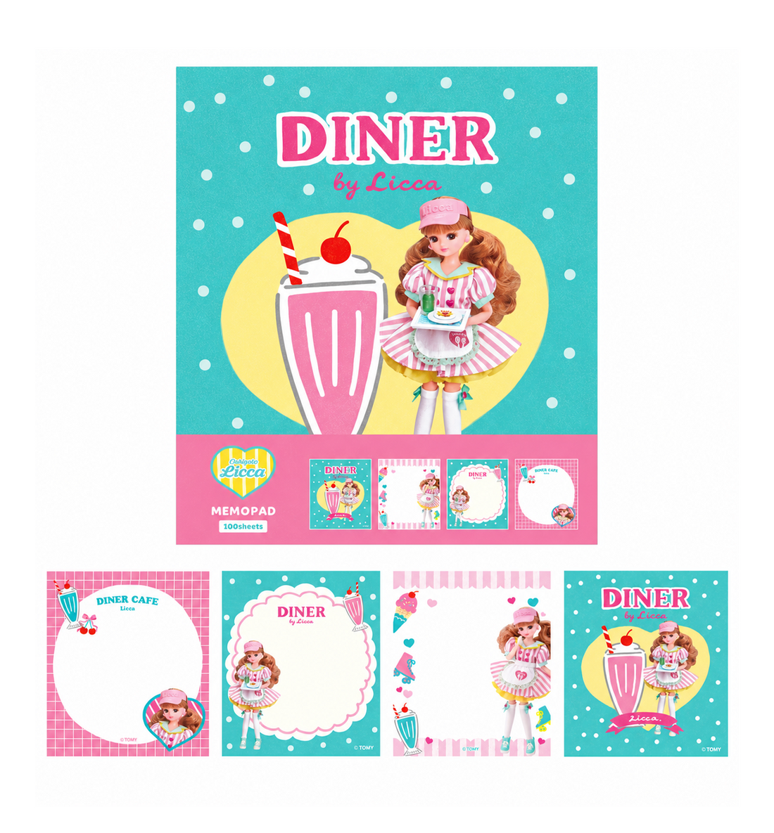 Furukawashiko x Licca-Chan Memopad [Diner]