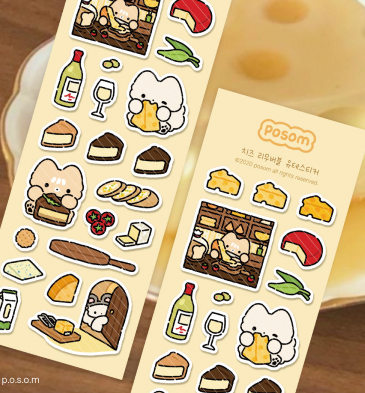 Swift Cheese Sticker Cheese Seal Sticker