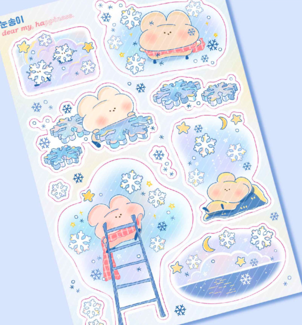 Snowflake Seal Sticker