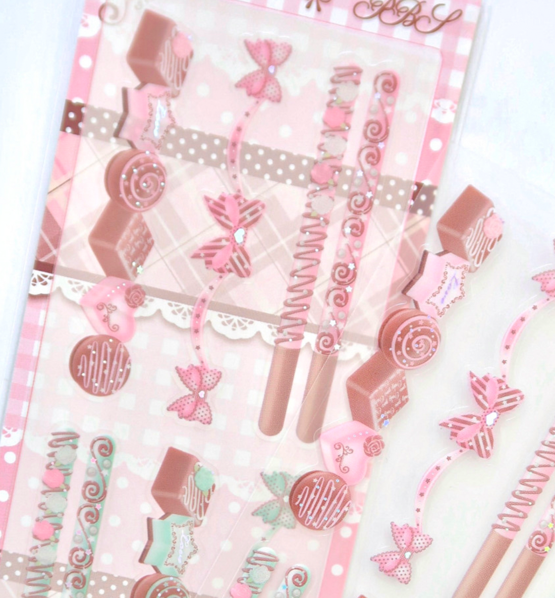 Pink Cocoa Sweets Sticker