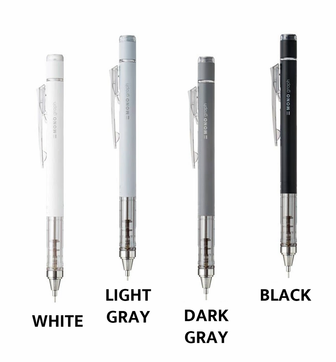 Tombow Mono Graph 0.5mm Mechanical Pencil [Grayscale Limited Edition]