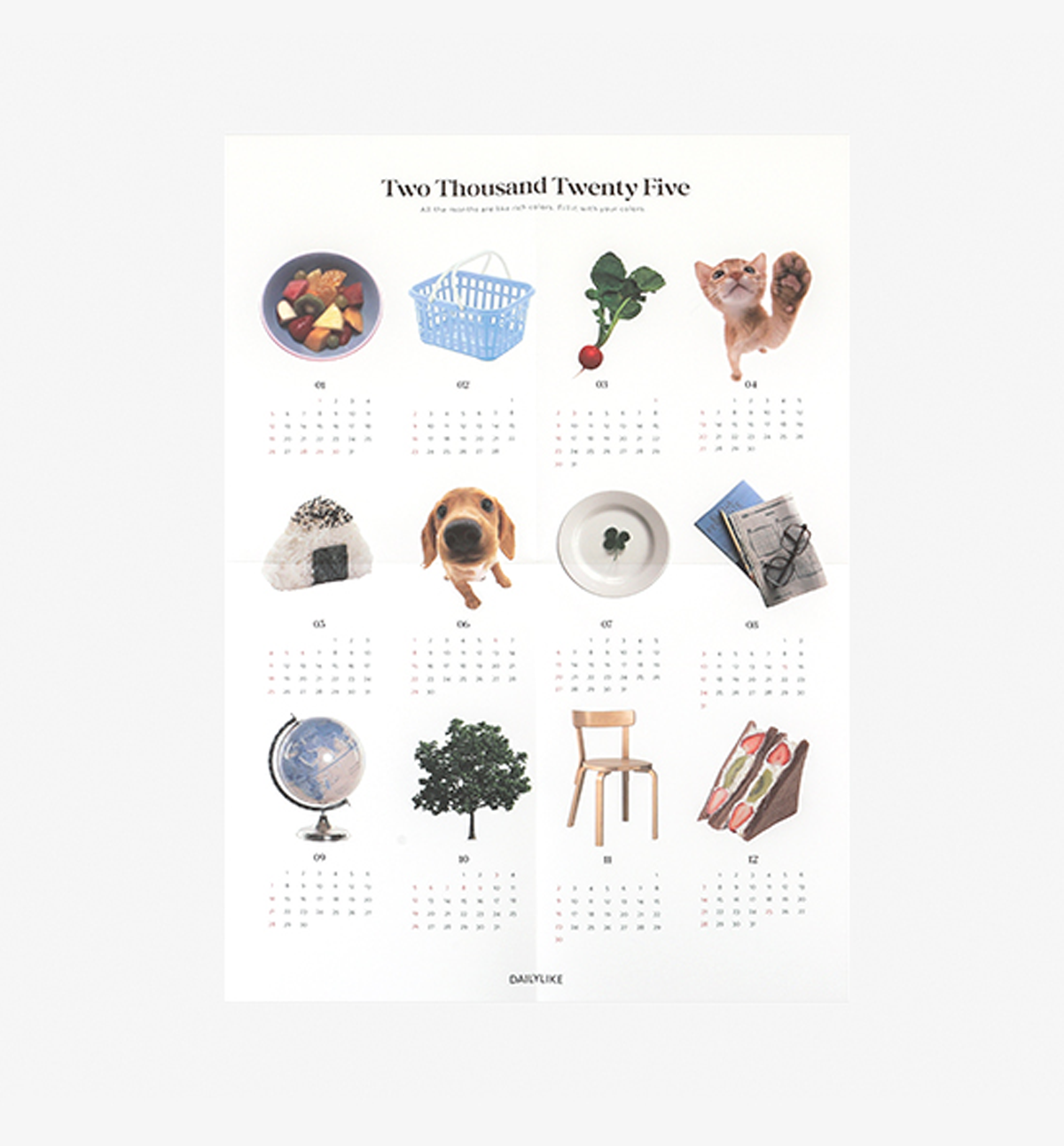 2025 Photo Paper Calendar