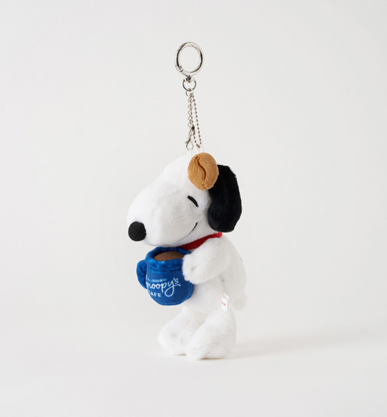 Peanuts Snoopy Coffee Time Plush Keyring [16cm]