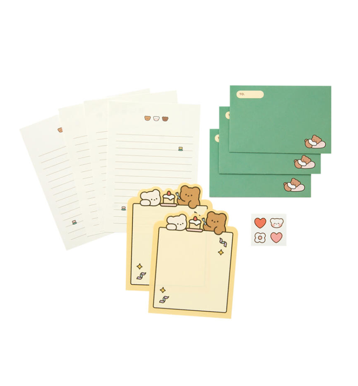 Cake Bear Letters & Envelopes