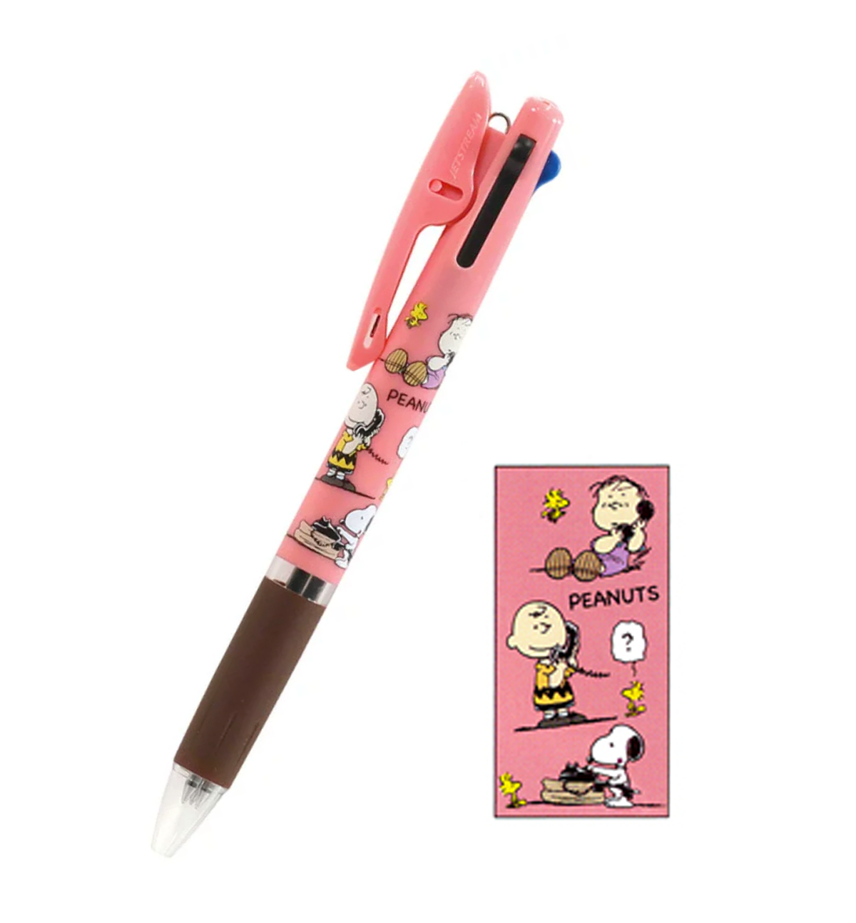Peanuts Snoopy Jetstream 0.5mm Pen [Snoopy & Friends/Pink]