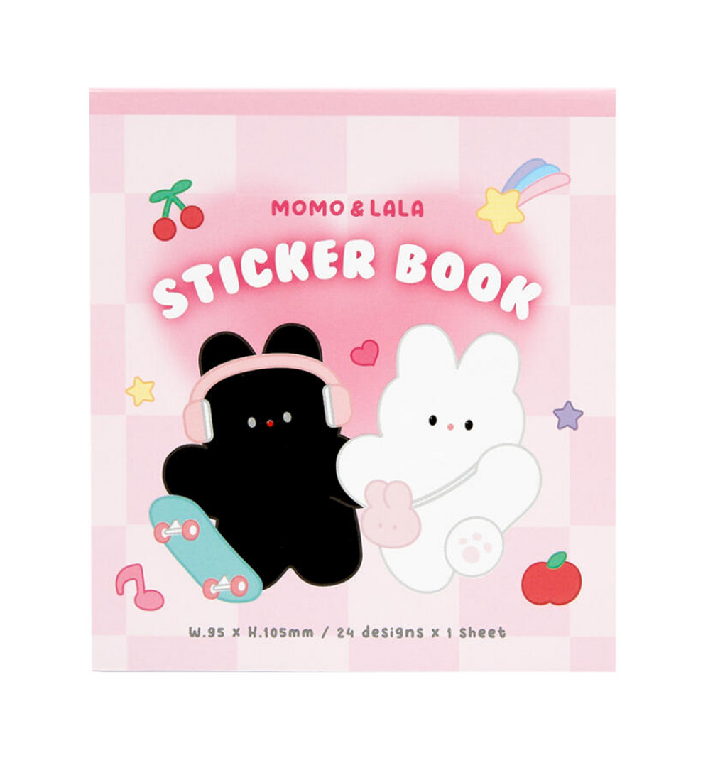 Momo & Lala Sticker Book [24 Sheets]