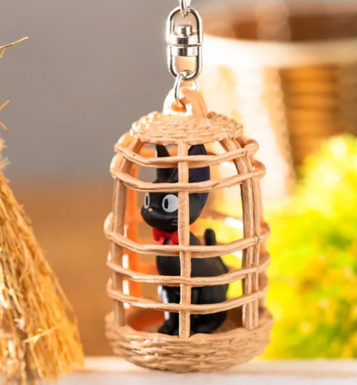 Kiki's Delivery Service Keyring [Jiji In Cage]