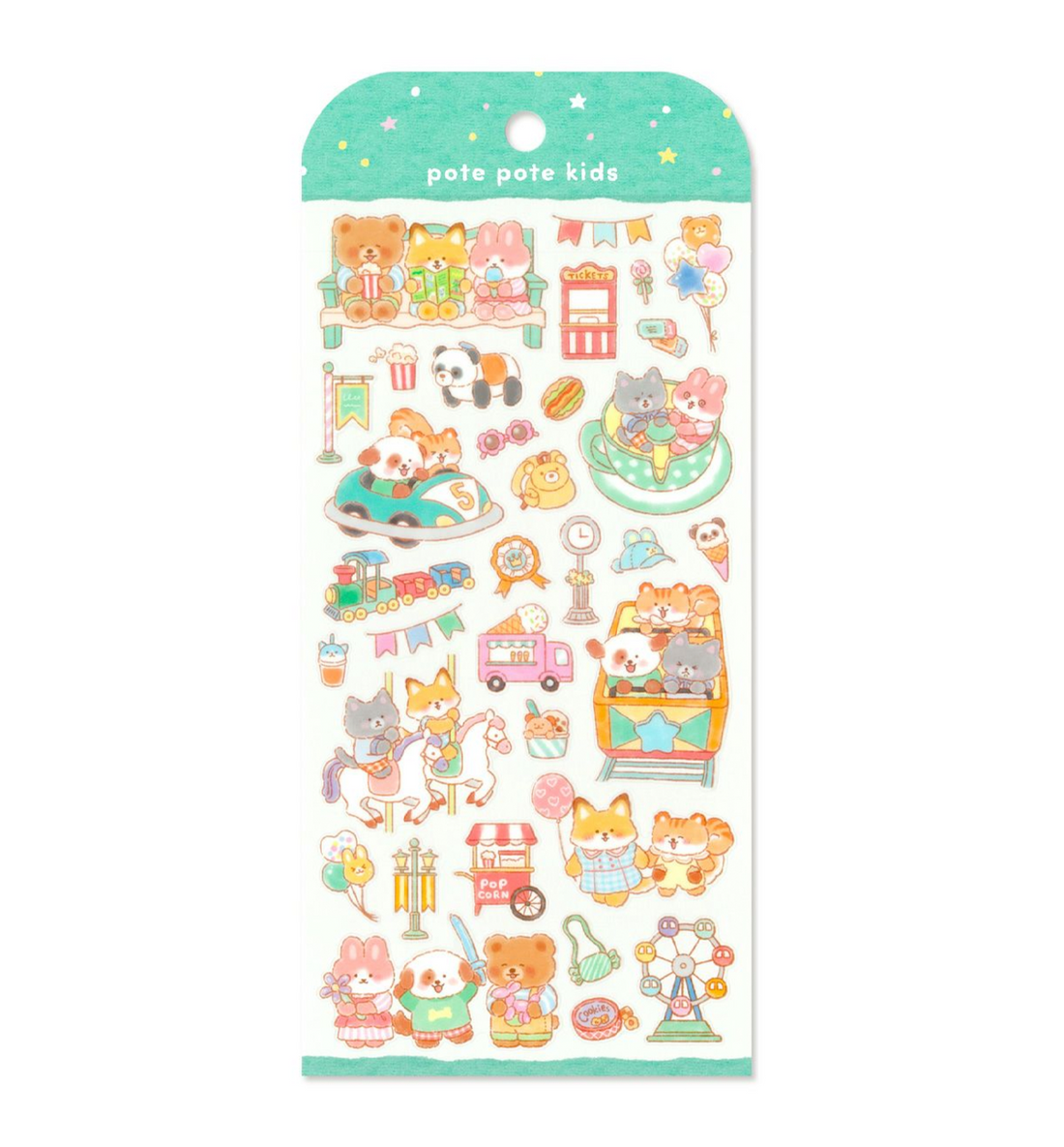 Potepote Kids Stickers [Amusement Park]