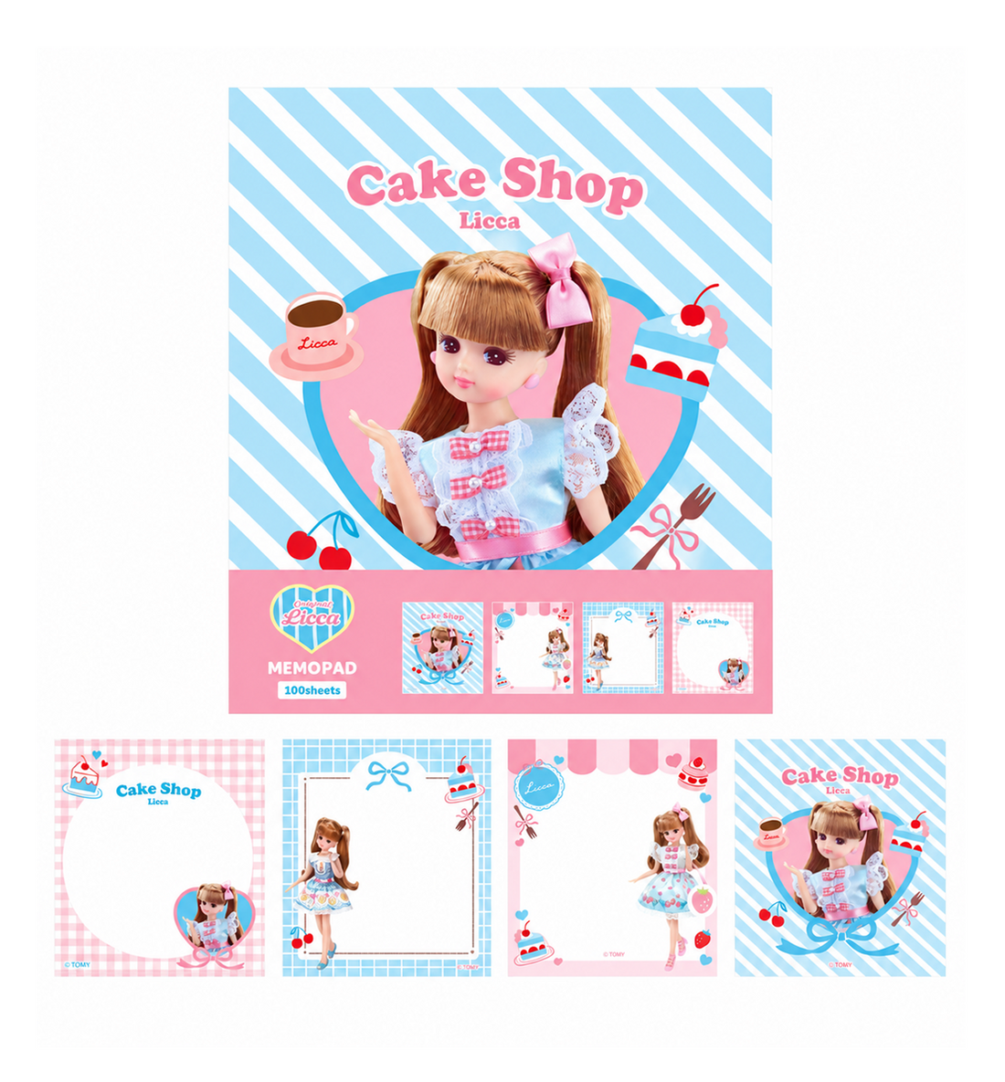 Furukawashiko x Licca-Chan Memopad [Cake Shop]