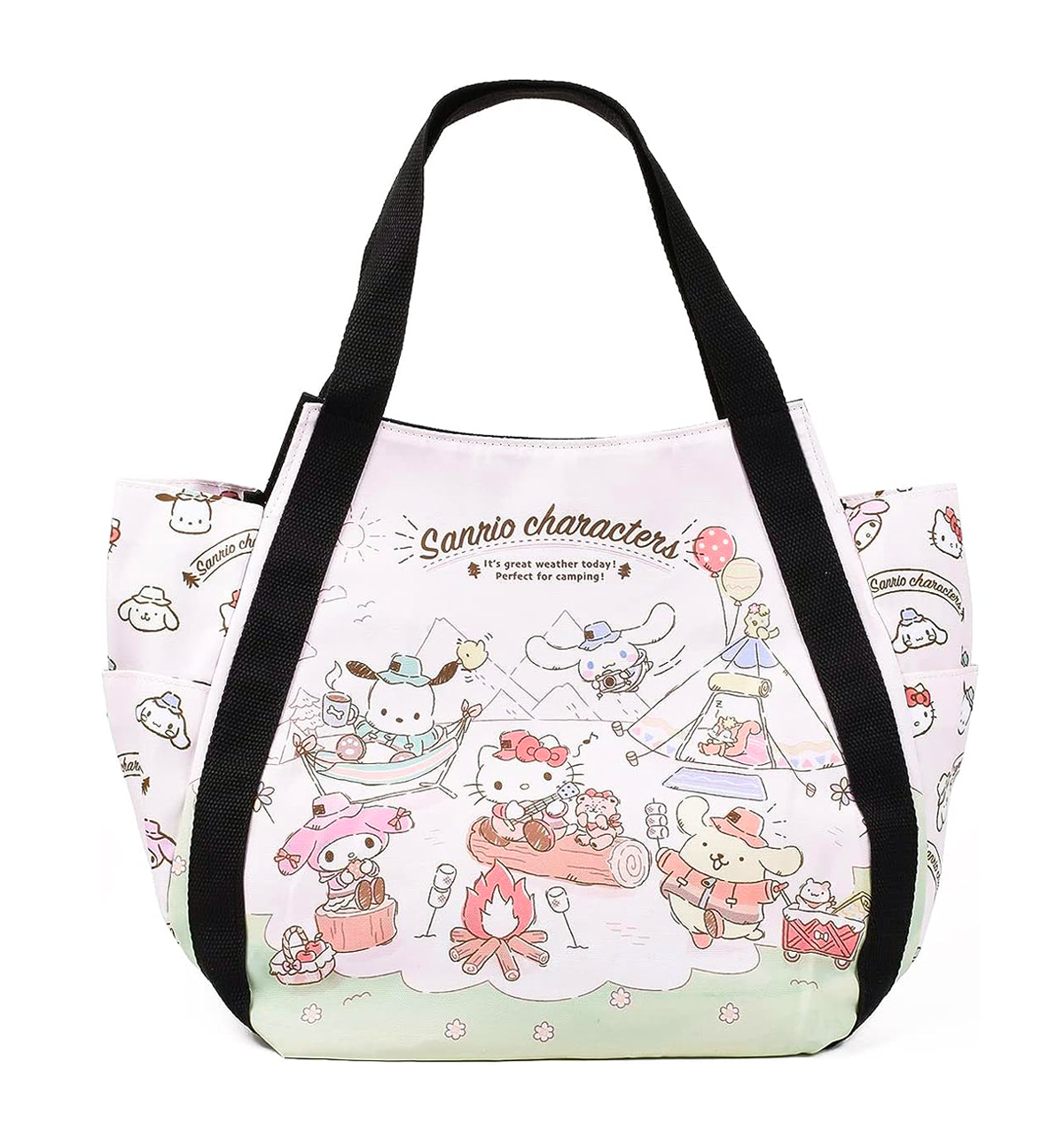 Sanrio Characters Camping Triangle Tote Bag [Limited Edition]