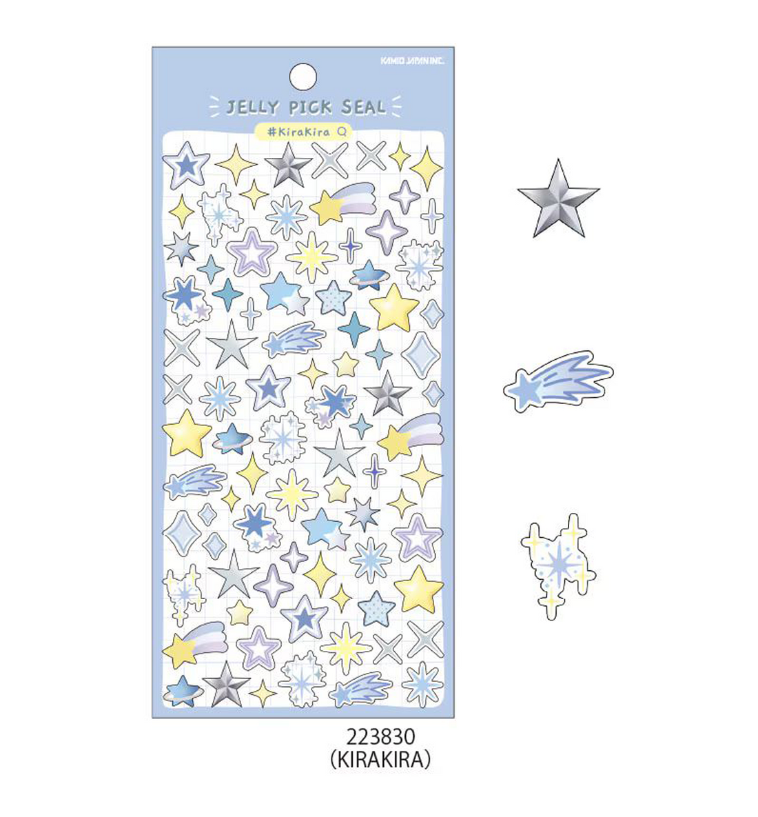 Kamio Jelly Pick Seal Sticker [Sparkly]