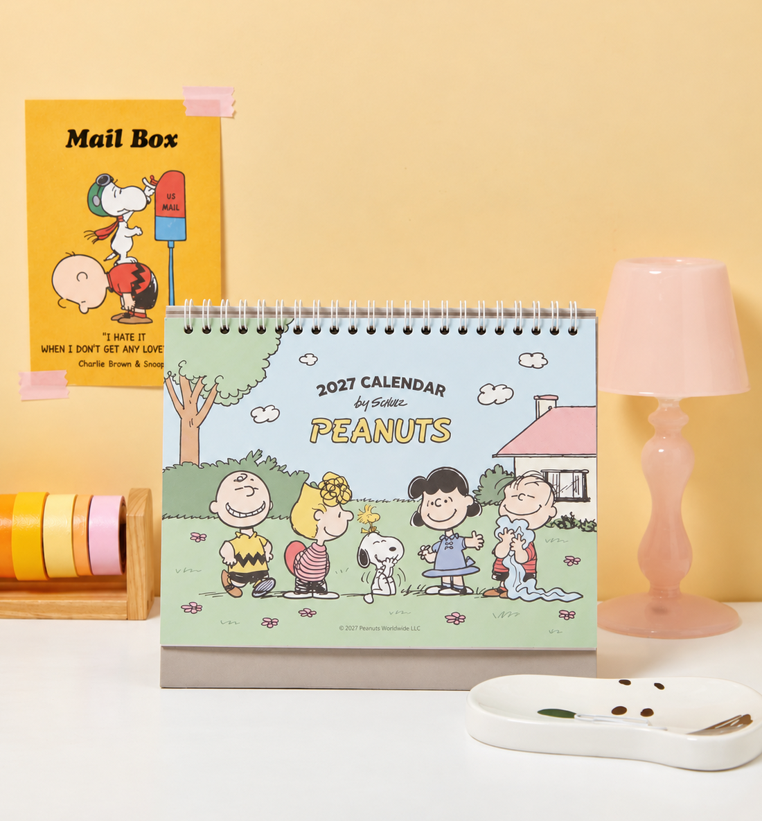 2027 Snoopy Desk Calendar