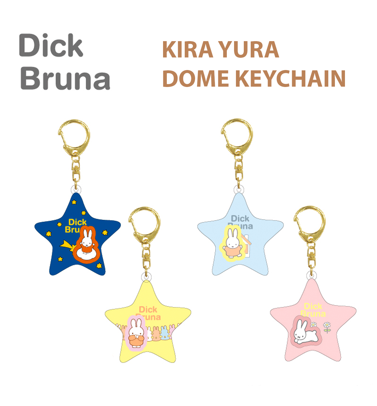 Miffy Dome Acrylic Keyring [Kira Yura]