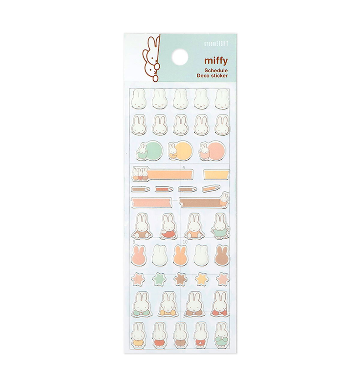 Miffy Stickers Gold Trim Reference A6148 