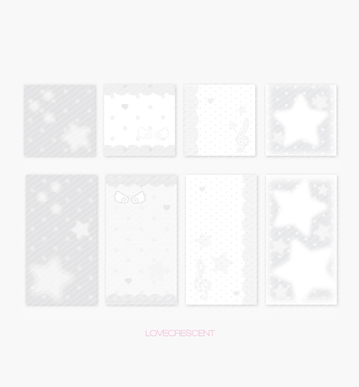 Muted Gray Sticker Paper Pack