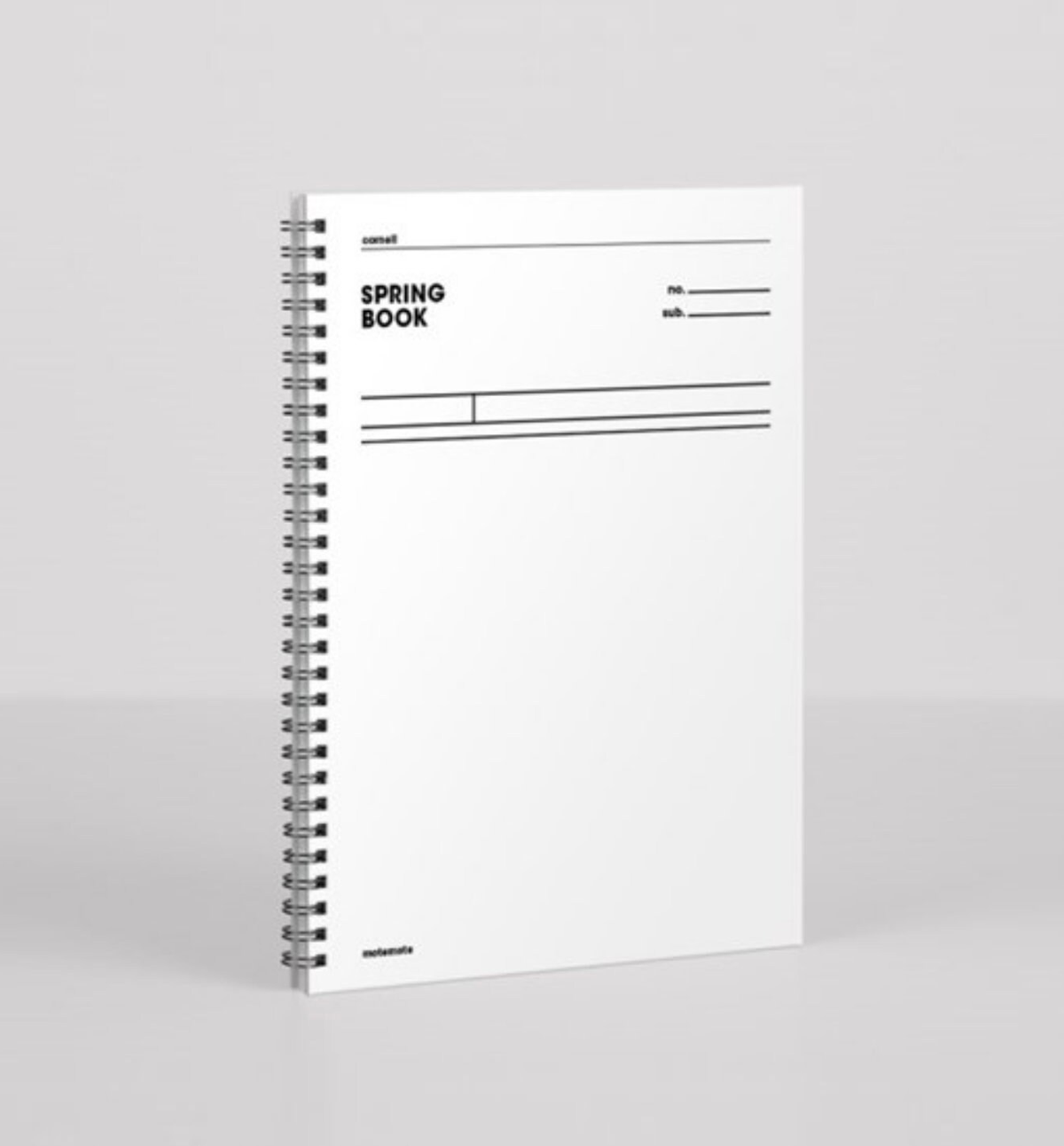Spring Cornell Notebook [White]