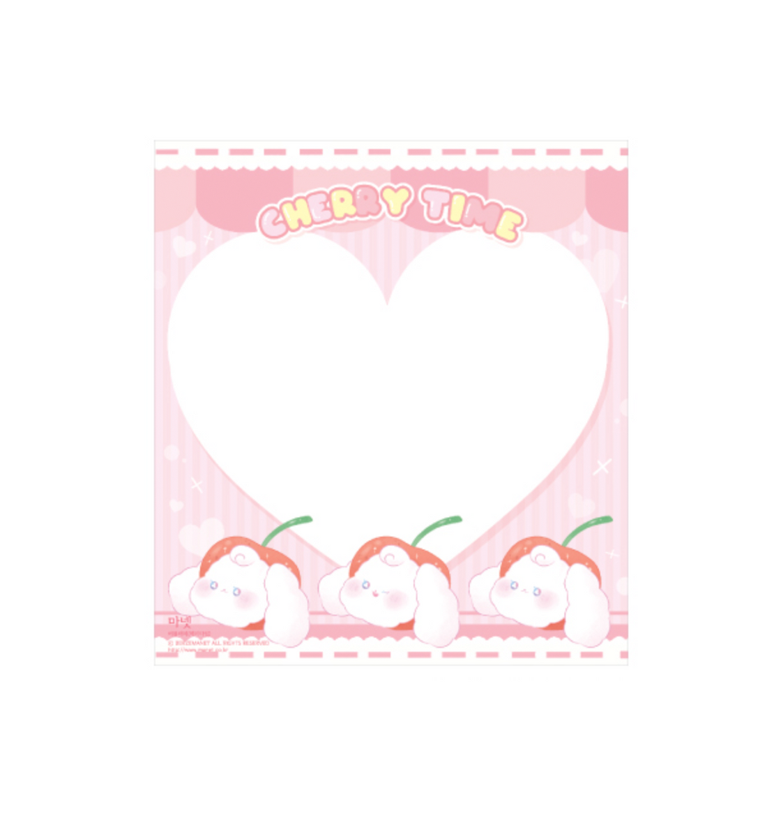 Bubble Puppy Memopad [Cherry Time]