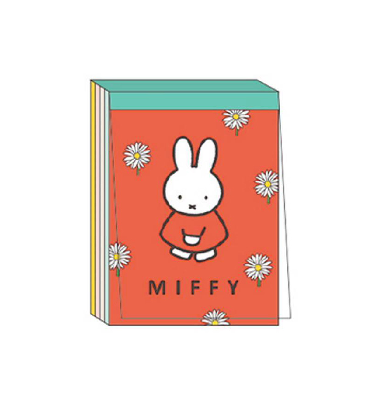 Miffy Mini Memopad [Red Flower]