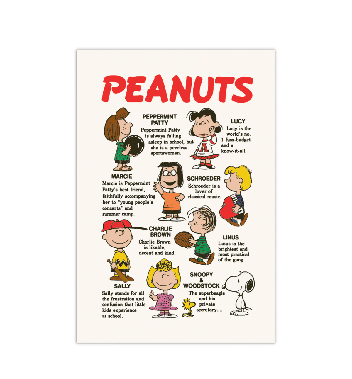 [JAPAN] Peanuts Snoopy 75th Comic Anniversary Postcard [Friends]