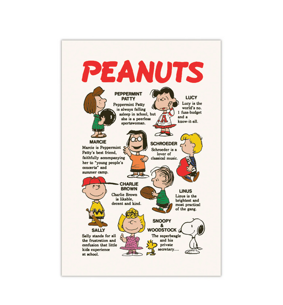 JAPAN] Peanuts Snoopy 75th Comic Anniversary Postcard [Friends]